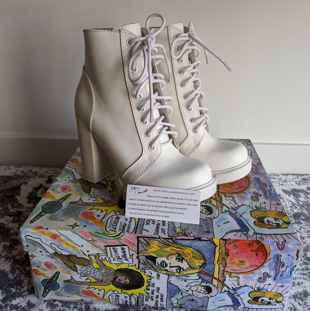 Jeffrey Campbell Women's Solar Boot White